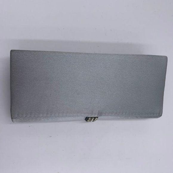 Lulu Townsend Silver Gray Clutch‎ - Picture 3 of 4